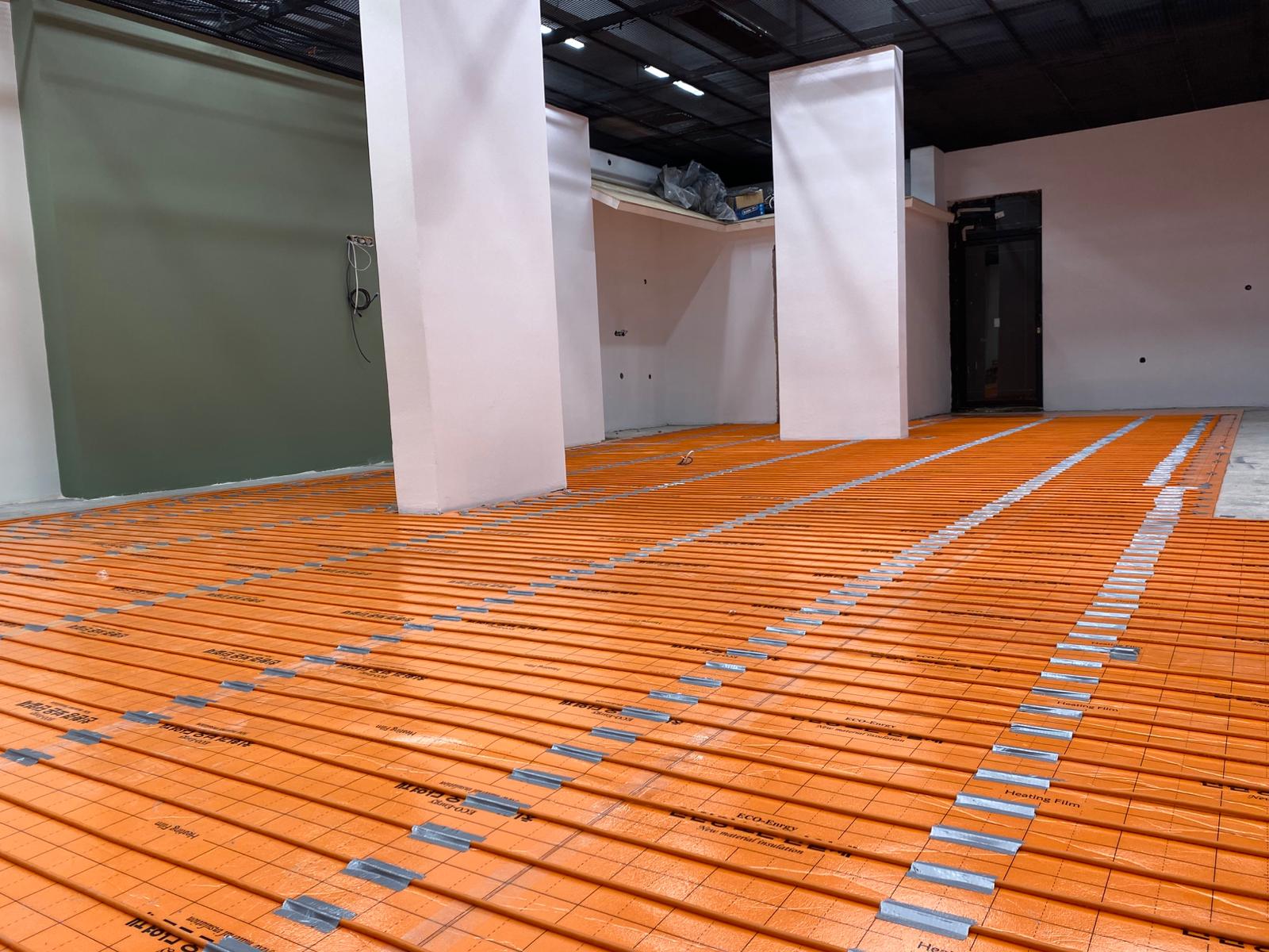 Kablolu elektrikli yerden ısıtma sistemi