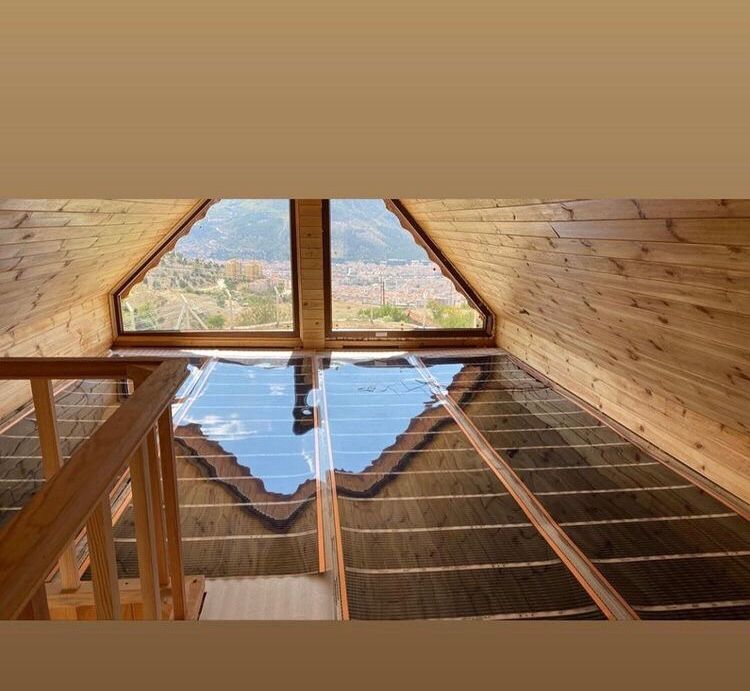 Bağ evi ısıtma parke altı ısıtma
