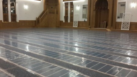 Bereket camii - yerden ısıtma sistemi