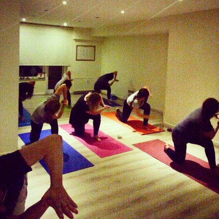 Yoga salonu/Çanakkale (Parke altı ısıtma uygulaması) 