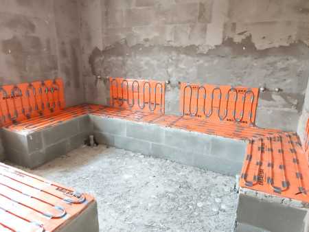 Hamam ısıtma (Kalyon Marina Villaları,Beylikdüzü)