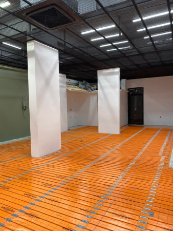 Seramik altı ısıtma (Mağaza yerden ısıtma - Hattena Design,Ataşehir) 