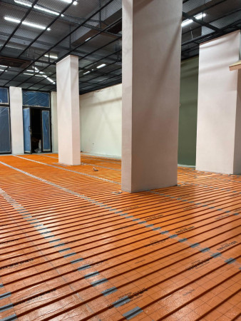 Seramik altı ısıtma,elektrikli yerden ısıtma uygulaması (Mağaza ısıtma,Ataşehir) 